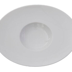 Assiettes BOREAL/ Assiettes ovales blanches petit bassin