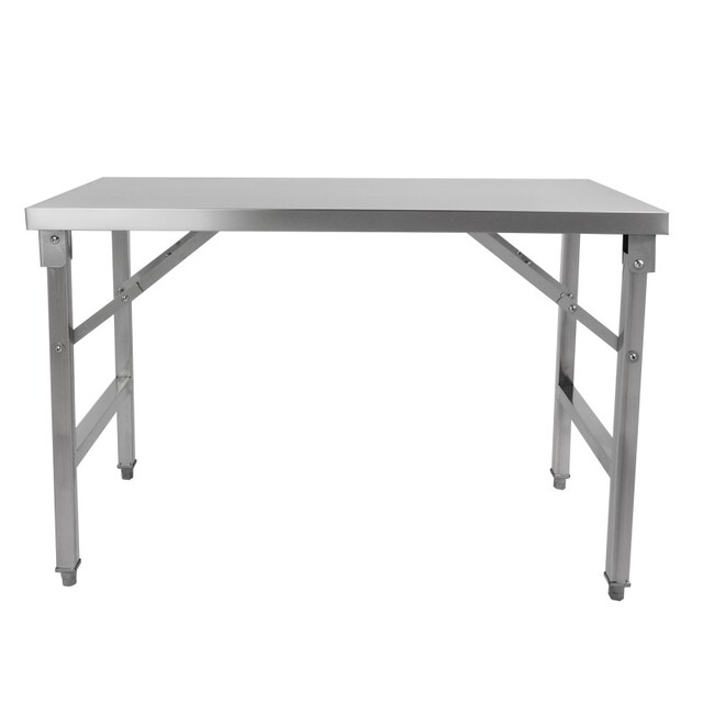 Table inox alimentaire pliable
